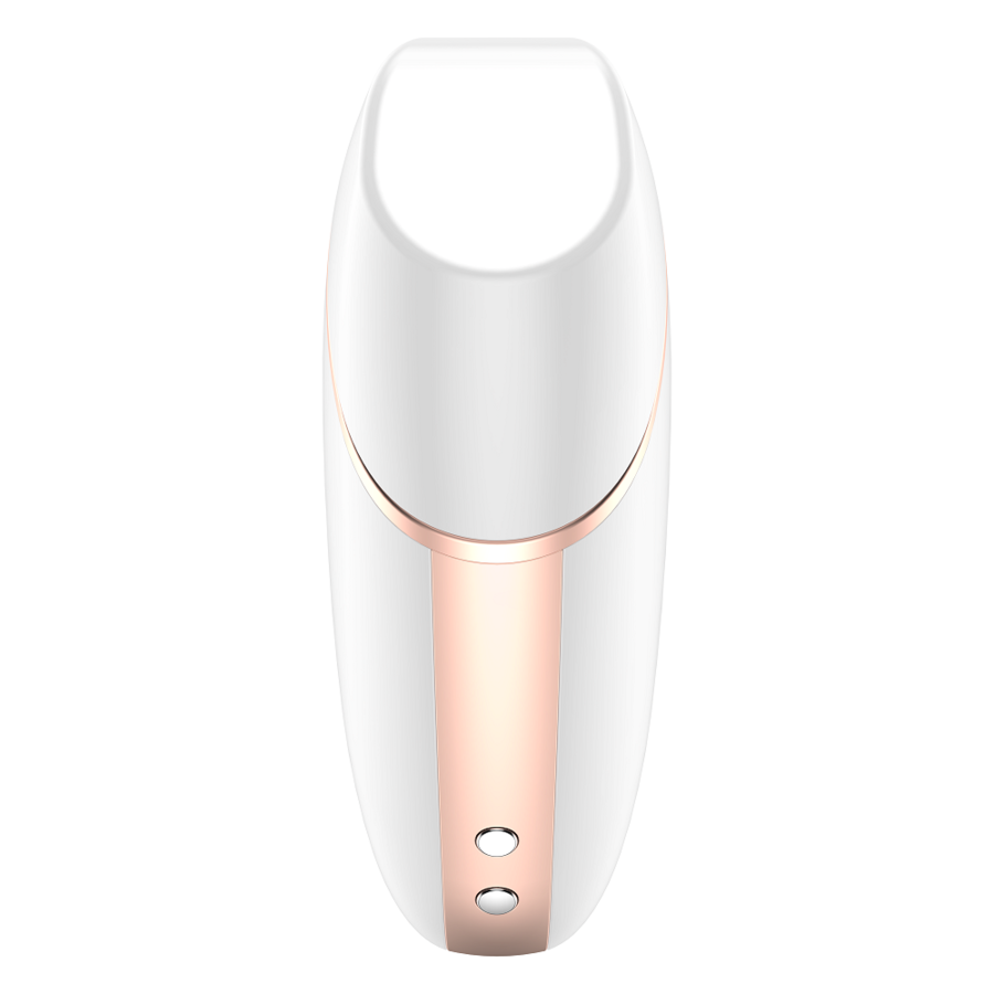 SATISFYER - LOVE TRIANGLE KLITORISSTIMULATOR & VIBRATOR WEISS