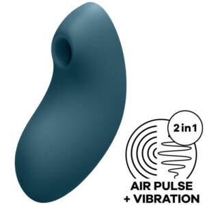 SATISFYER - VULVA LOVER 2 Luftpulstimulator & Vibrator Blau