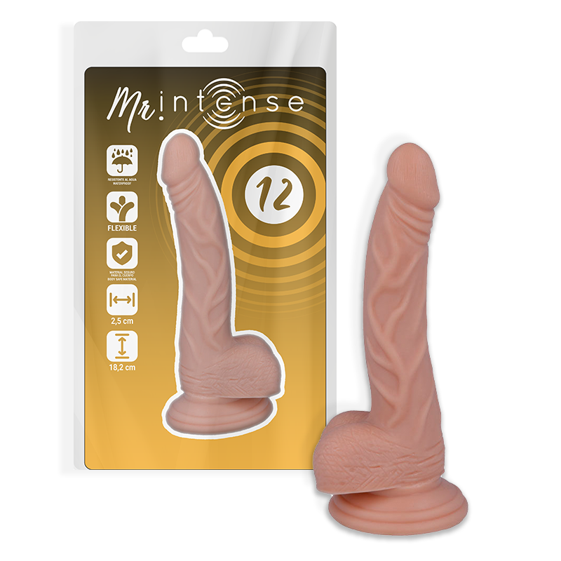 MR INTENSE - 12 realistischer Penis 18,2 cm -O- 2,5 cm