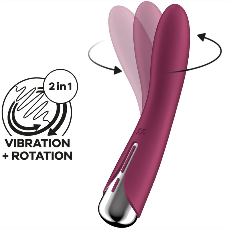 SATISFYER - SPINNING VIBE 1 G-Punkt Rotationsvibrator Rot