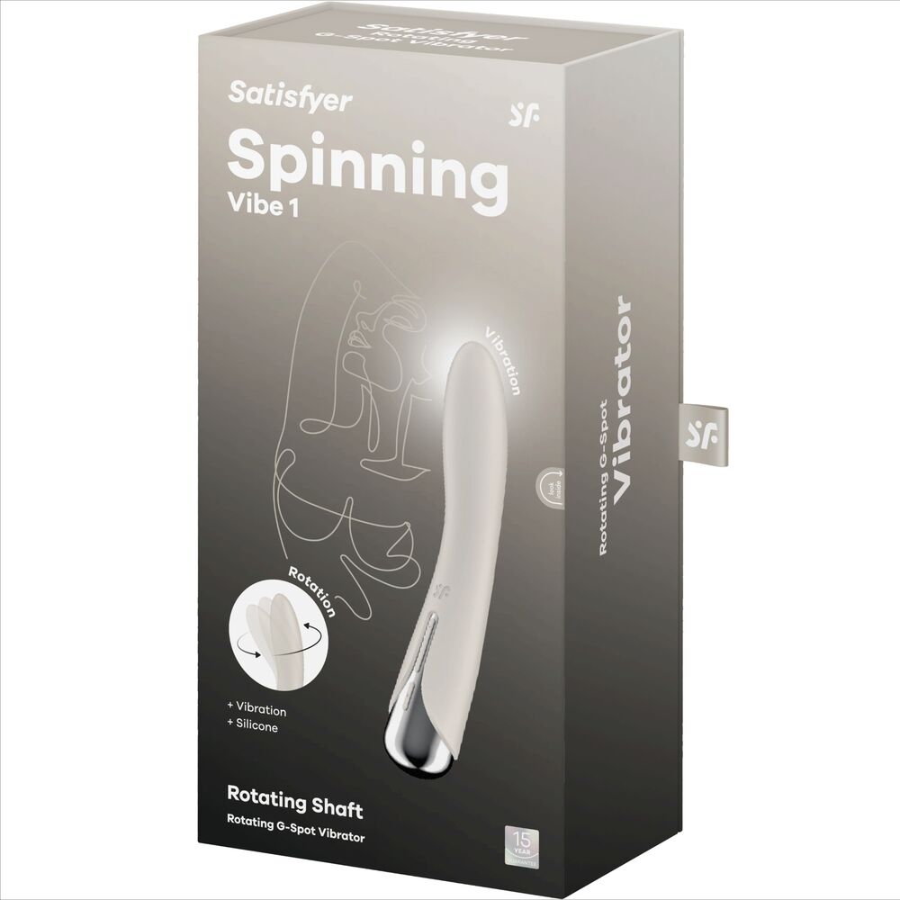 SATISFYER - SPINNING VIBE 1 G-SPOT BEIGE Rotationsvibrator