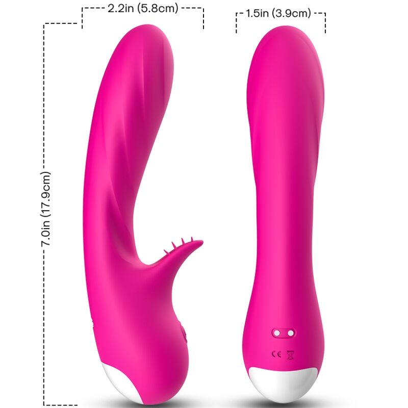 ARMONY - ROMANCE VIBRATOR mit Klitorisstimulator Fuchsia