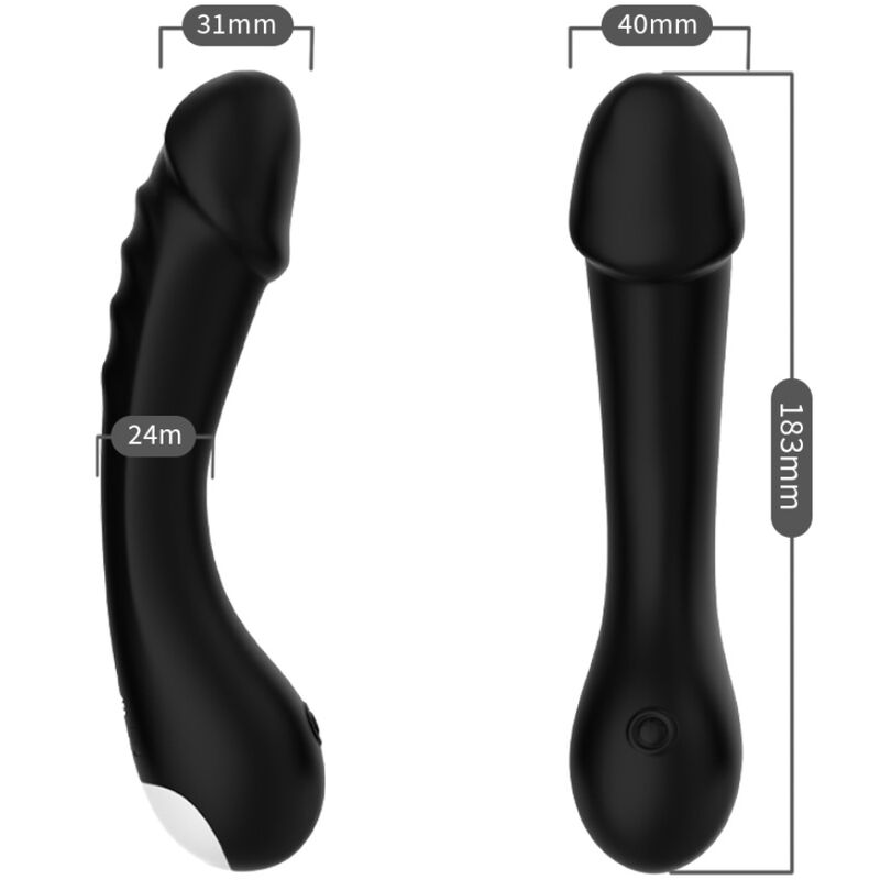 ARMONY - Dildo Vibrator G-Punkt Silikon Schwarz