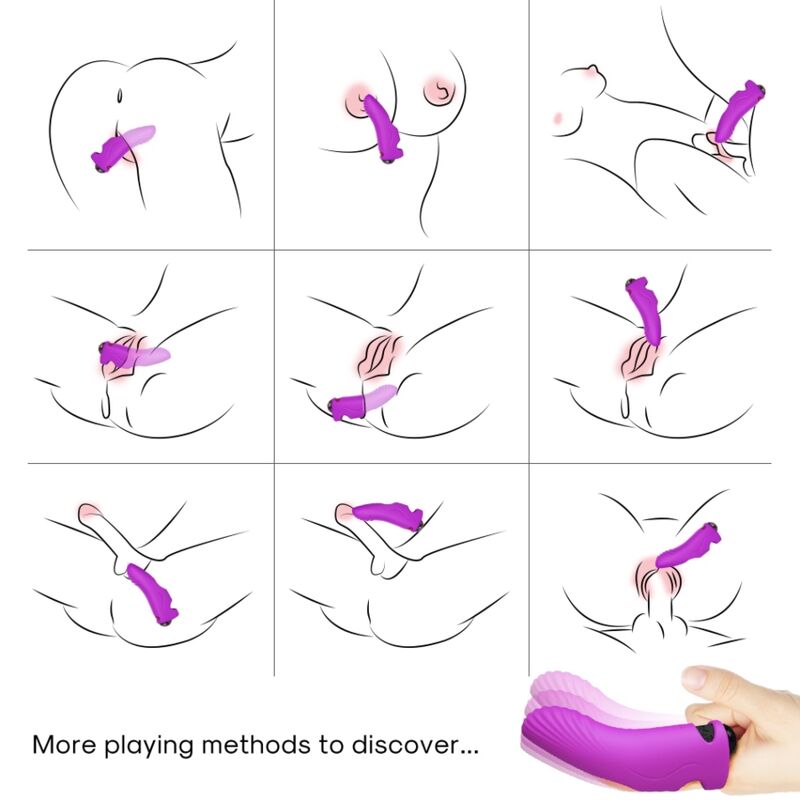 ARMONY - AURORA VIBRATORFINGER LILA