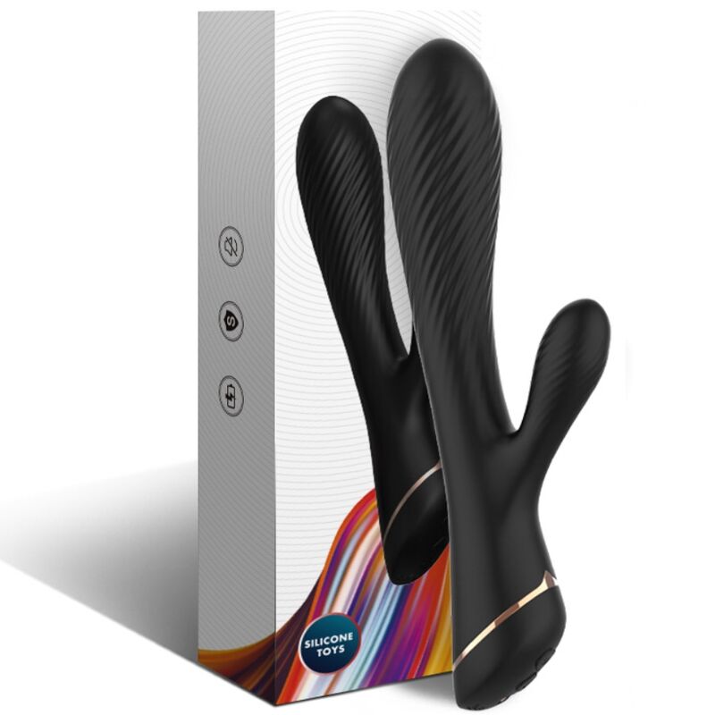 ARMONY - Vibrator Kaninchen Silikon Schwarz