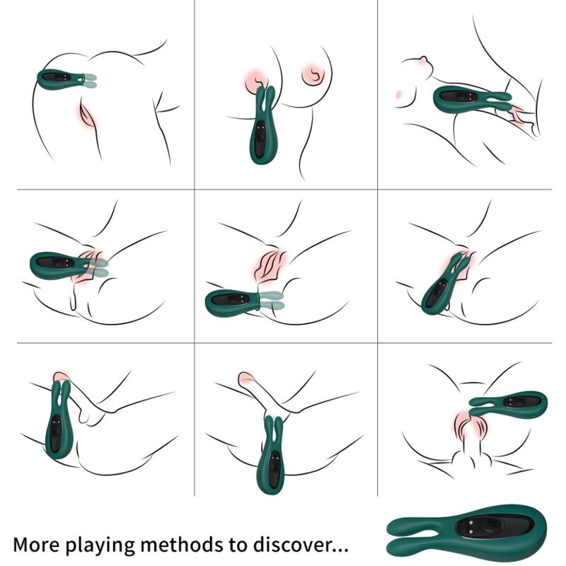 ARMONY - Klitorisstimulator & Vibrator Kaninchen Grün