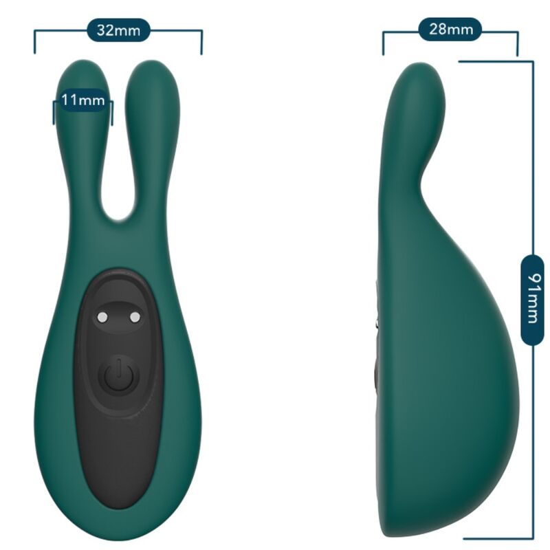 ARMONY - Klitorisstimulator & Vibrator Kaninchen Grün
