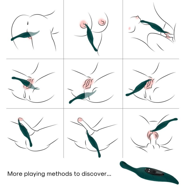 ARMONY - Stimulator & Vibrator Blattgrün