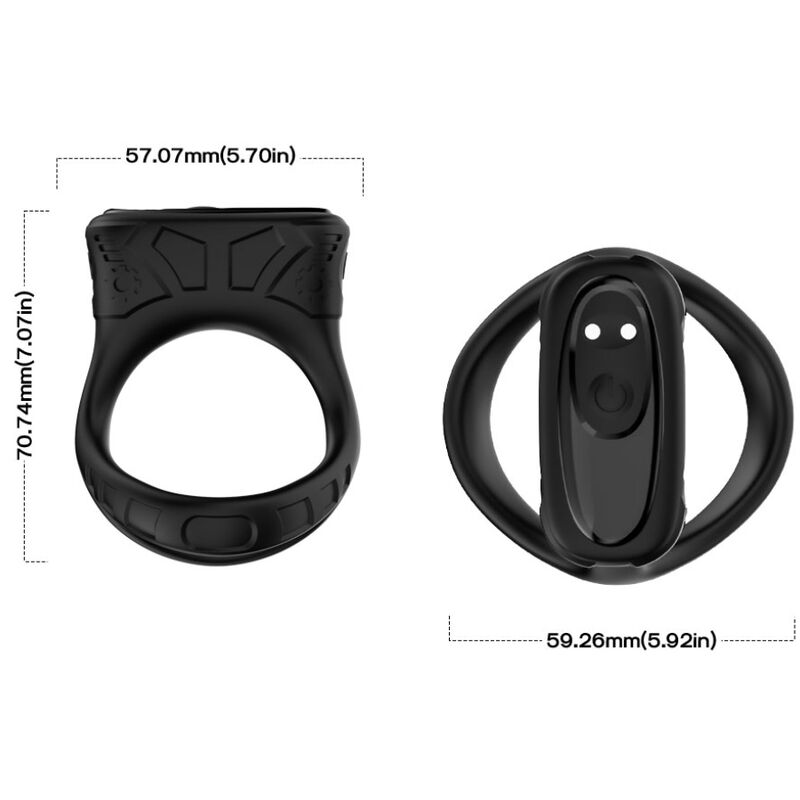 ARMONY - Ringvibrator & Multiposition Schwarz