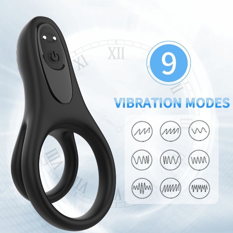 ARMONY - Doppelringvibrator Schwarz
