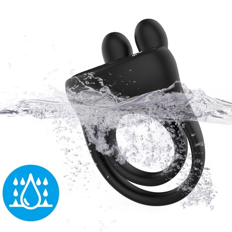 ARMONY - Ringvibrator Kaninchen Schwarz