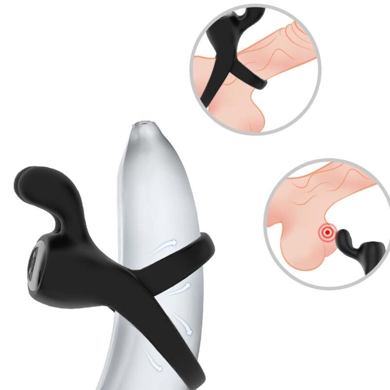 ARMONY - Ringvibrator Kaninchen Schwarz