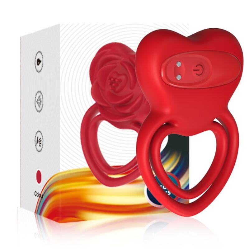 ARMONY - Ringvibrator Herz Rot