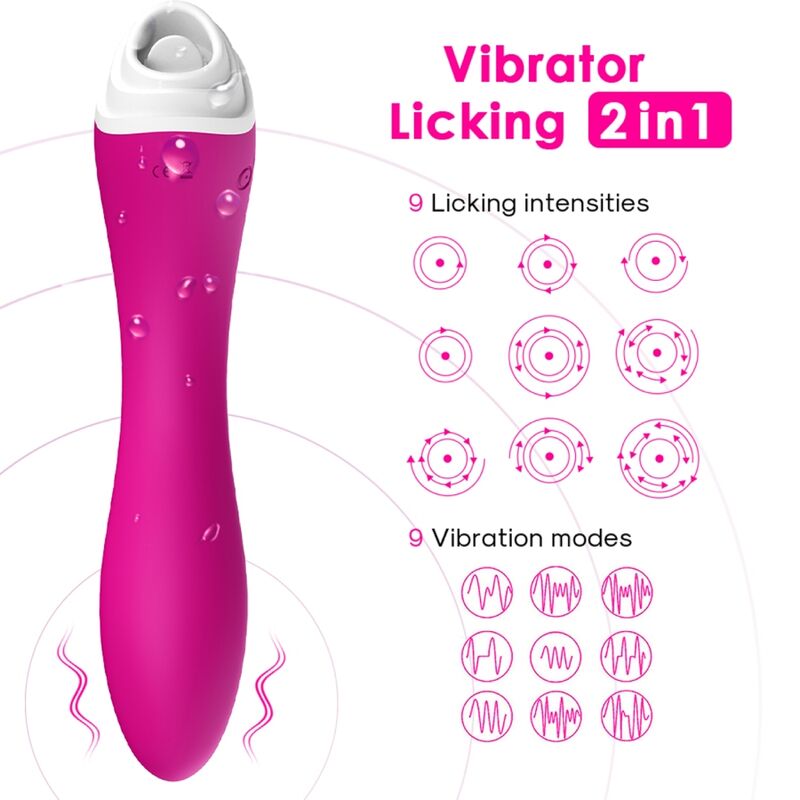 ARMONY - FAIRYLAND Leckt Vibrator Klitorisstimulator Fuchsia