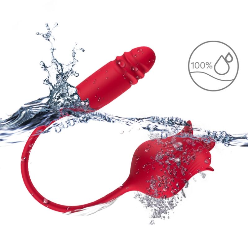 ARMONY - ROSELIP VIBRIERENDER KLITORISSTIMULATOR UND VIBRATOR ROT