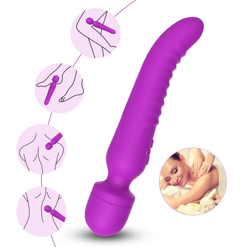 ARMONY - MISSION MASSAGER & VIBRATOR mit Wärmeeffekt Lila