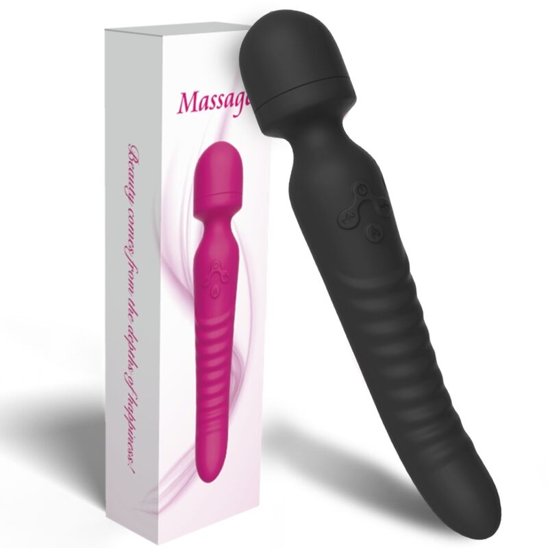 ARMONY - MISSION MASSAGER & VIBRATOR mit Wärmeeffekt Schwarz