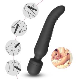 ARMONY - MISSION MASSAGER & VIBRATOR mit Wärmeeffekt Schwarz