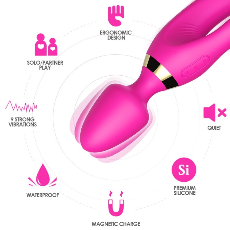 ARMONY - Massager & Vibrator Rabbit Fuchsia
