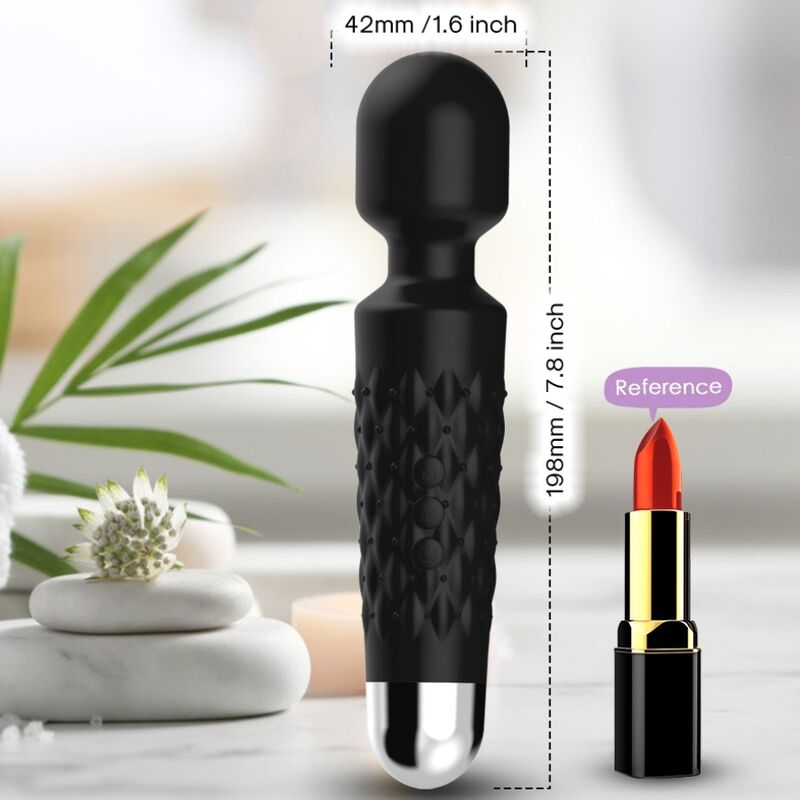ARMONY - POSTMAN MASSAGER & VIBRATOR MIT SUPER FLEXIBLEM KOPF SCHWARZ