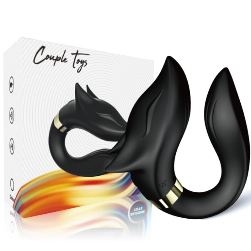 ARMONY - FOX VIBRATOR für Paare mit Fernbedienung Schwarz