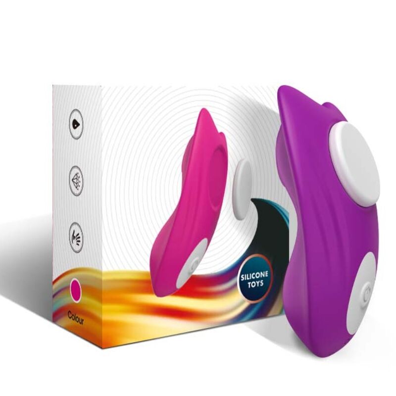 ARMONY - BUTTERFLY Tragbarer Höschen-Vibrator mit Fernbedienung Lila