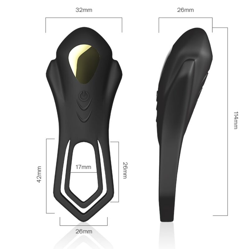ARMONY - ROADSTER VIBRATOR Doppelding-Fernbedienung Schwarz