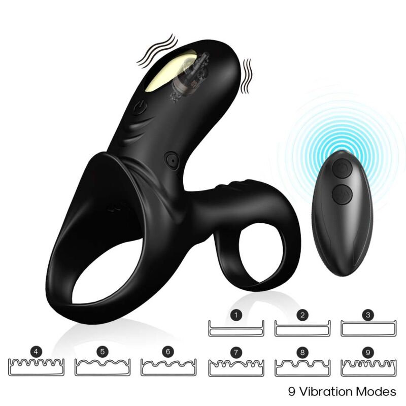 ARMONY - RANGER Doppelt-Vibratorring für Paare Schwarz