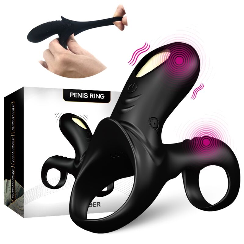 ARMONY - RANGER Doppelt-Vibratorring für Paare Schwarz