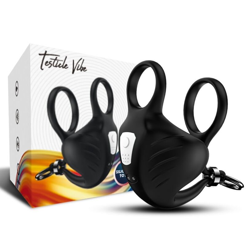 ARMONY - MANTA SCROTUM VIBRATORRING MIT FERNBEDIENUNG SCHWARZ