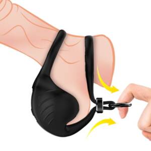 ARMONY - MANTA SCROTUM VIBRATORRING Schwarz