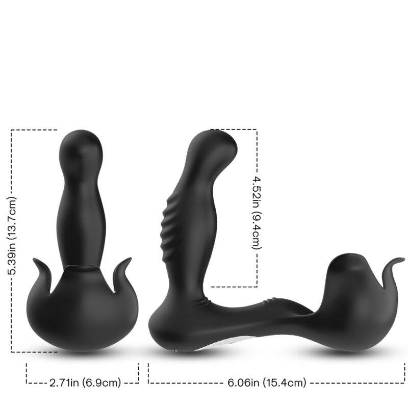 ARMONY - SURROUND VIBRATOR ANAL & HODENSTIMULATOR MIT FERNBEDIENUNG SCHWARZ