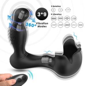 ARMONY - SURROUND VIBRATOR ANAL & HODENSTIMULATOR MIT FERNBEDIENUNG SCHWARZ