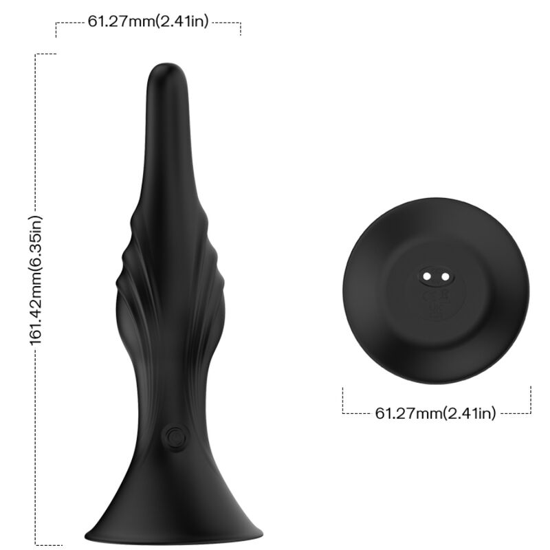 ARMONY - Vibrator & Analplug mit Fernbedienung Schwarz