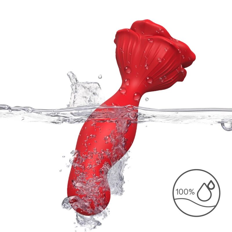 ARMONY - Rosa Vibrator & Analplug mit Fernbedienung Rot