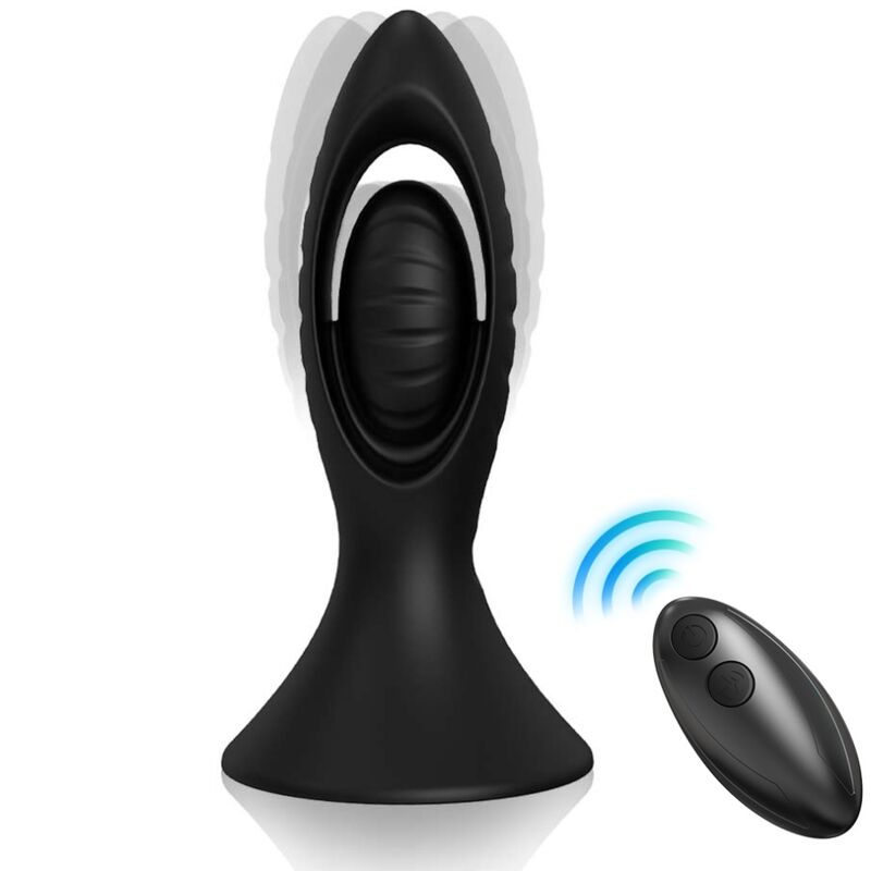 ARMONY - Vibrator & Analplug Silikon Schwarz