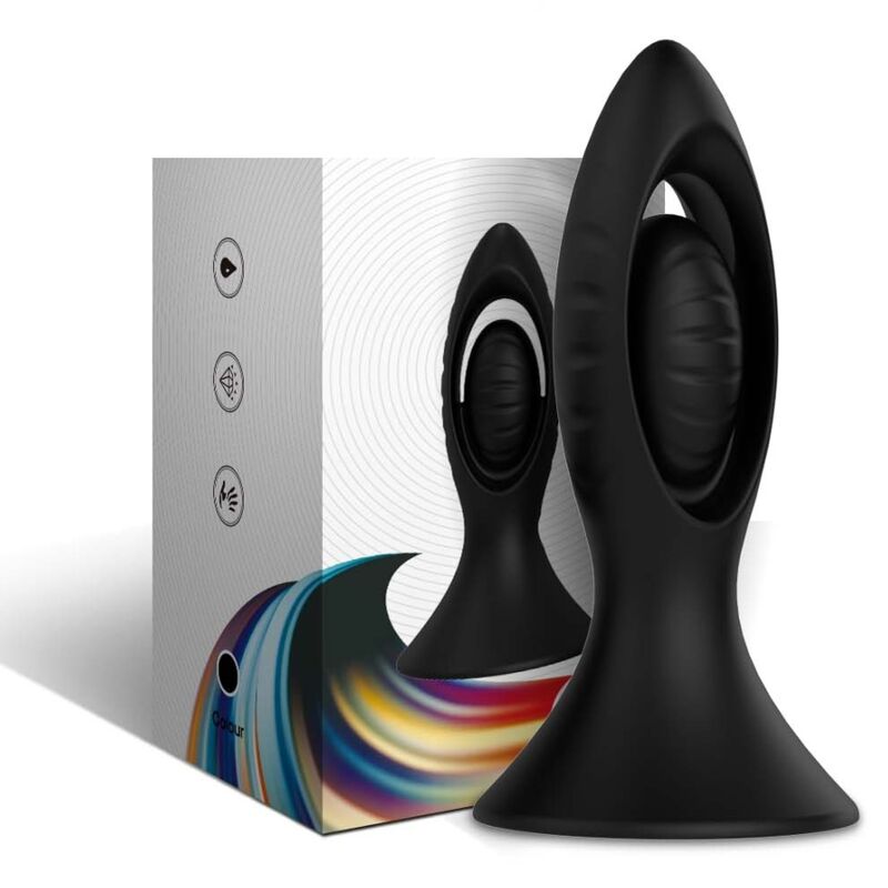 ARMONY - Vibrator & Analplug Silikon Schwarz