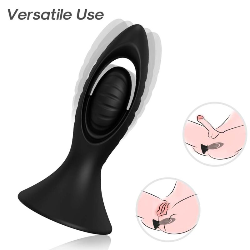 ARMONY - Vibrator & Analplug Silikon Schwarz