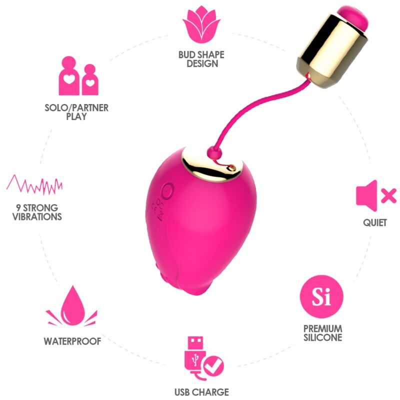 ARMONY - MANDALA EIVIBRATOR G-Punkt Fernbedienung Fuchsia