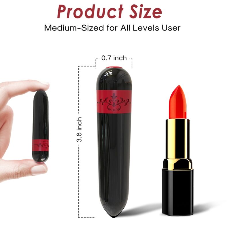 ARMONY - Raketenvibrator Bullet Schwarz