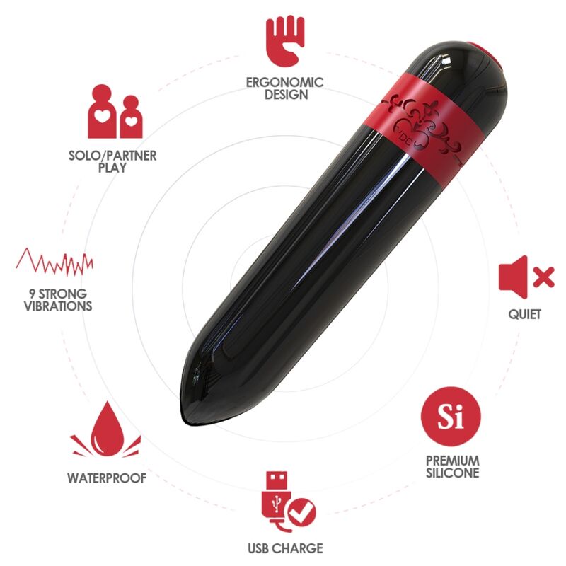 ARMONY - Raketenvibrator Bullet Schwarz
