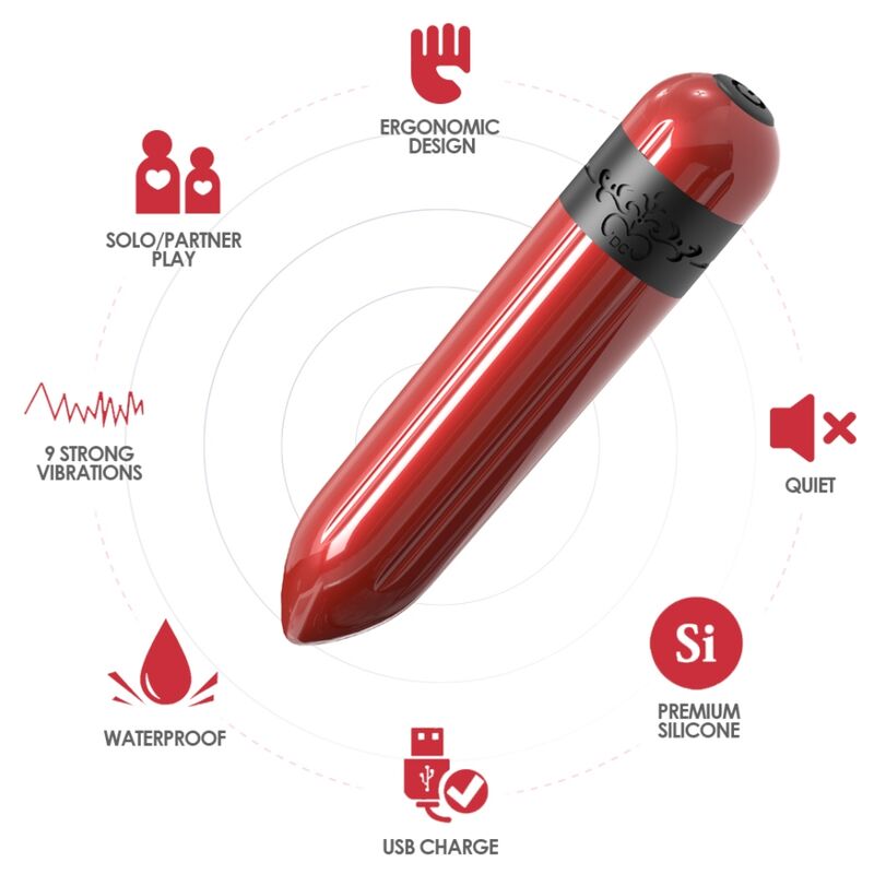 ARMONY - Raketen-Vibrator Kugel Fuchsia