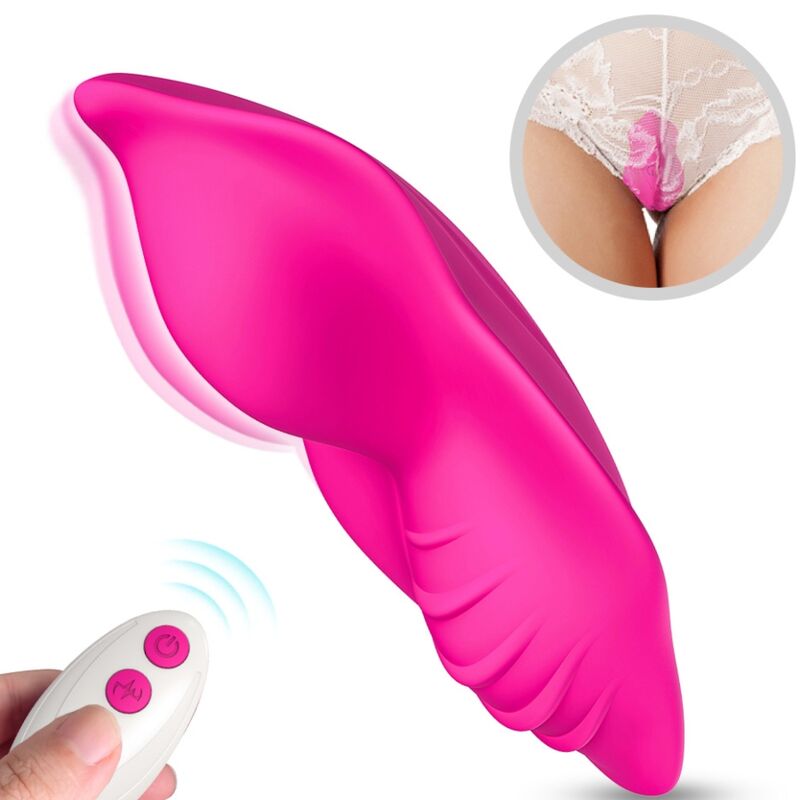 ARMONY - WHISPER Tragbarer Höschenvibrator mit Fernbedienung Fuchsia