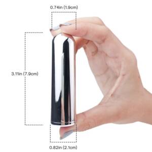 ARMONY - Vibrator-Kugel Silber 2,1 cm x 7,9 cm