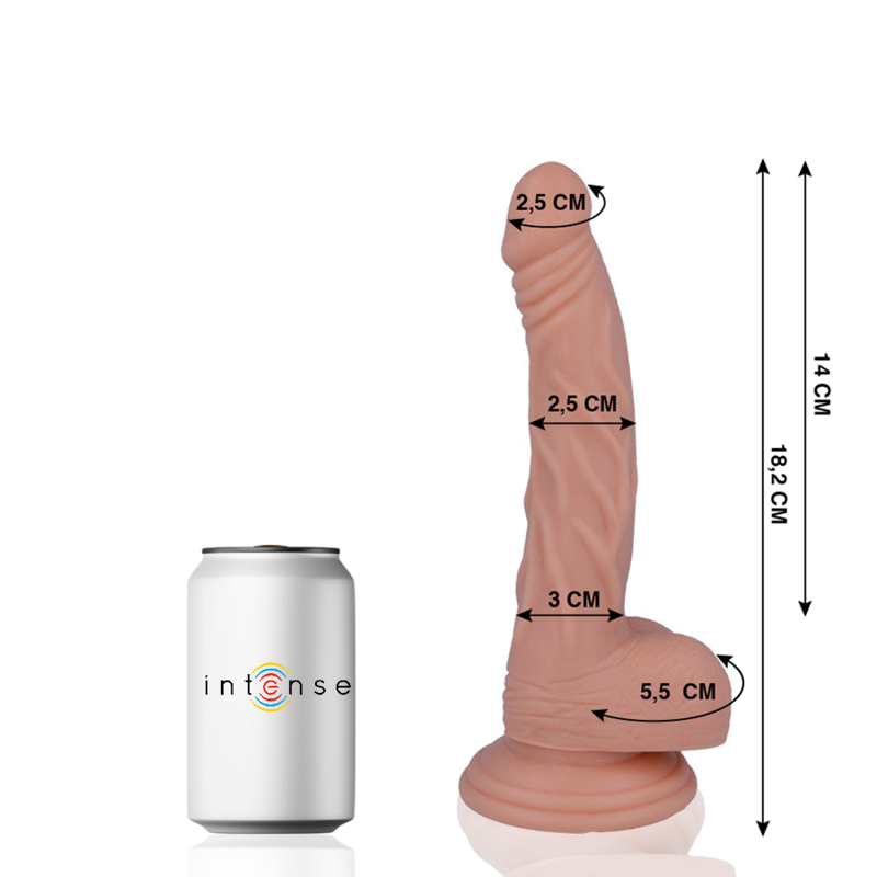 MR INTENSE - 12 realistischer Penis 18,2 cm -O- 2,5 cm