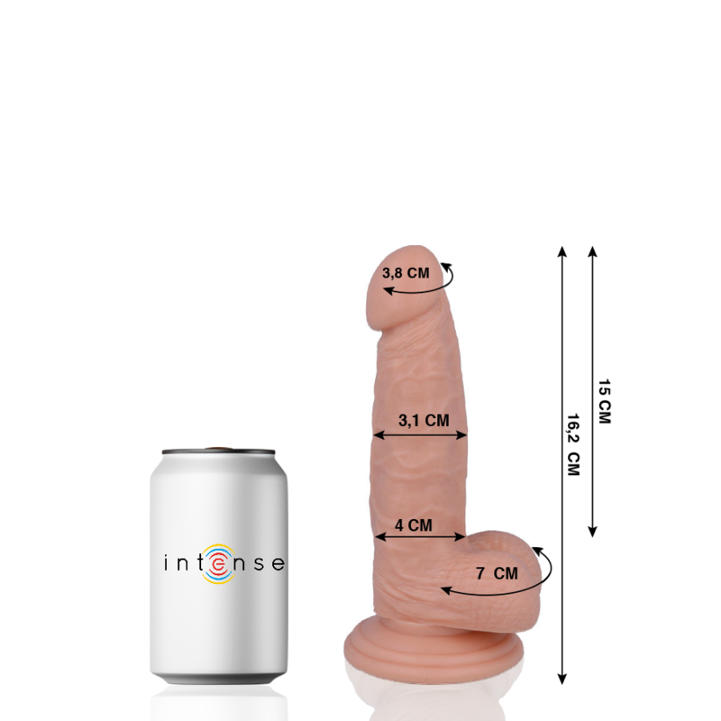 MR INTENSE - 4 realistischer Penis 16,2 cm -O- 3,1 cm
