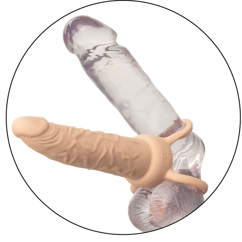 CALEXOTICS - PERFORMANCE MAXX wiederaufladbarer Dual Penetrator, helle Haut