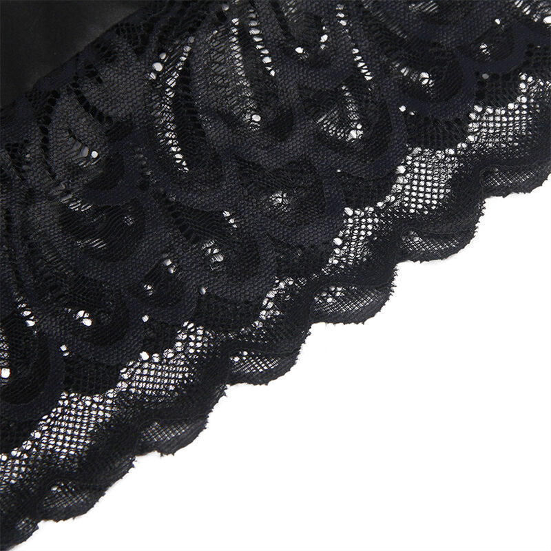 SUBBLIME - Babydoll mit Blumenprint auf der Brust Schwarz S/M