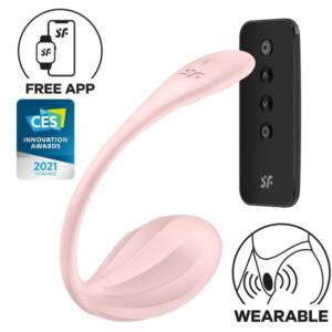 SATISFYER - RIBBED PETAL G-Punkt Fernbedienungsstimulator Rose kostenlose App