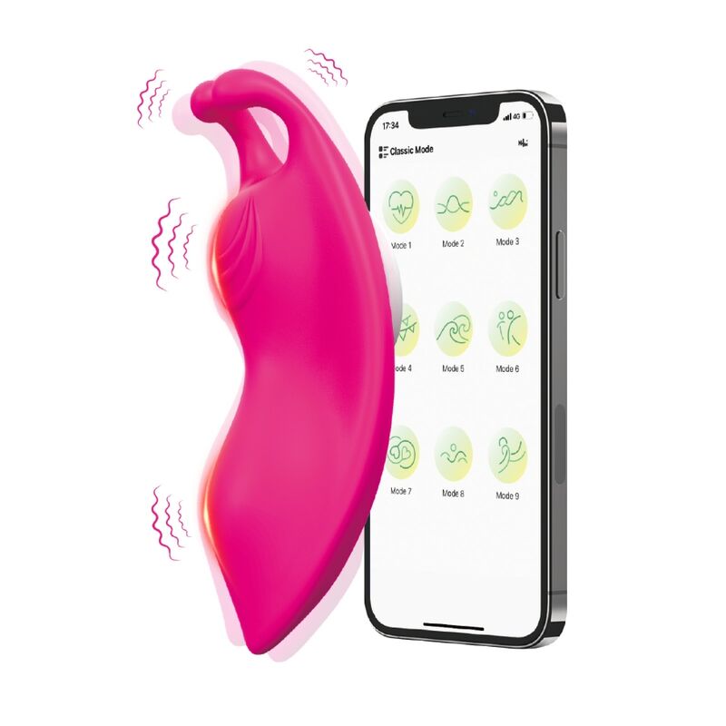 ARMONY - HONEYBEE tragbarer Höschenvibrator G-Punkt Fuchsia - kostenlose App